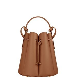 Polene Numero Huit Brown Leather Bag